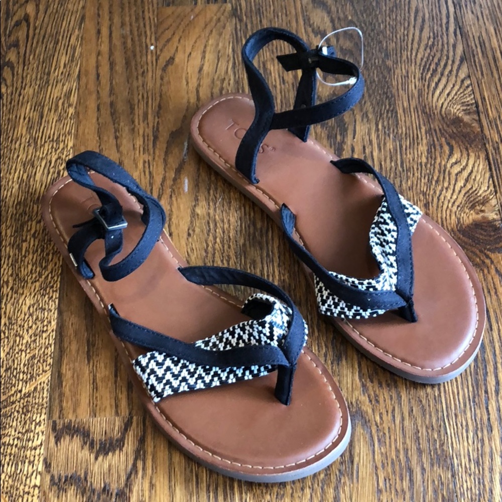 Brand new Toms sandals